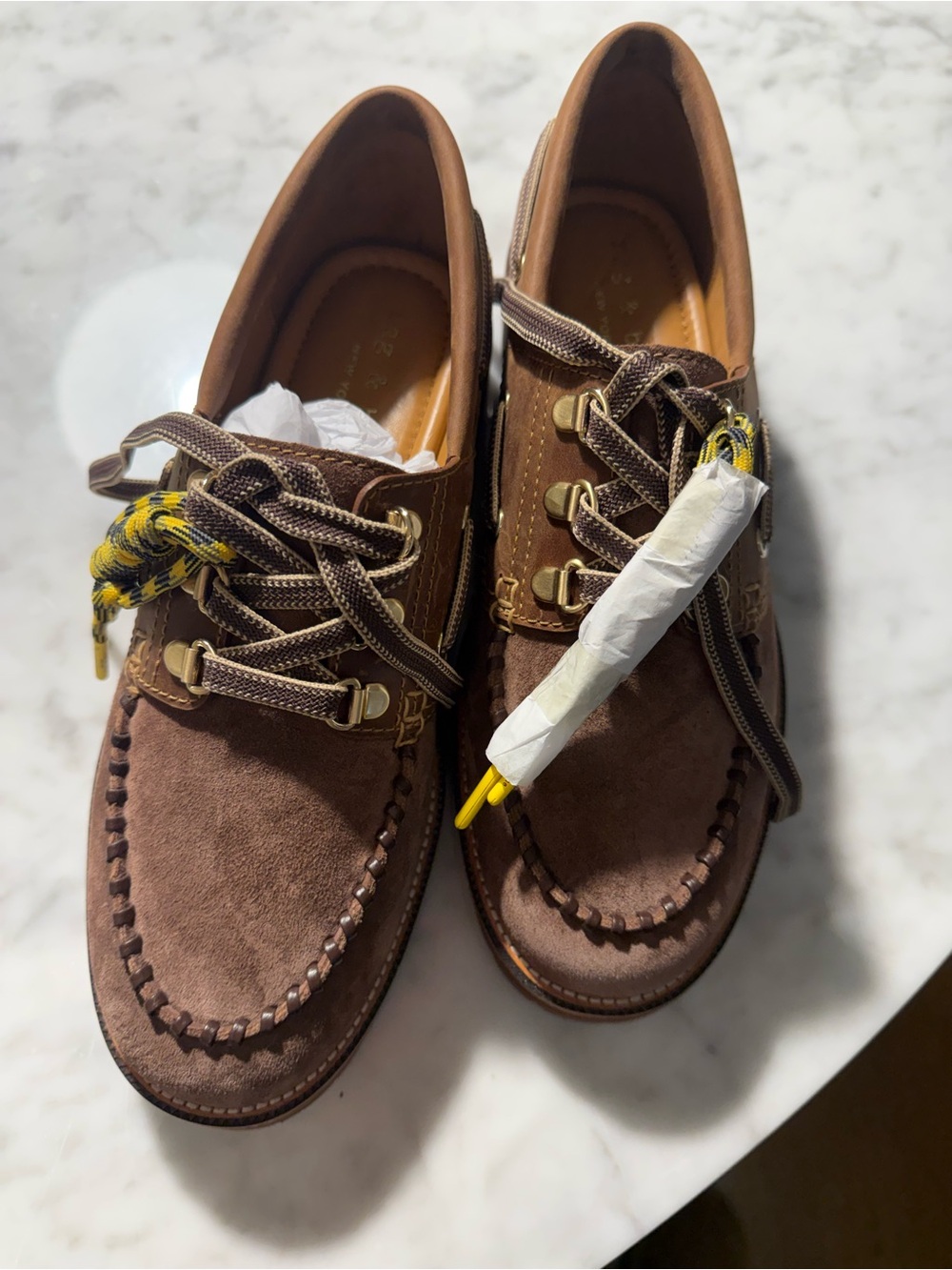 Rag & Bone Cameron Suede Boat Shoes Lug Loafer new size 40 9 - Picture 2 of 7
